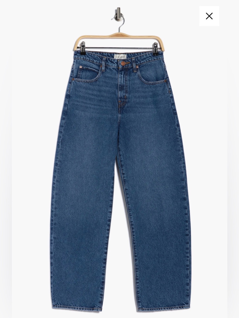 Frame Denim Long Barrel Jeans in Curse
